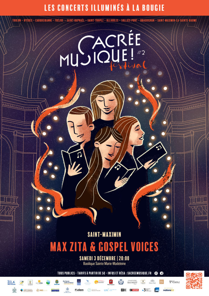 Festival "Sacrée Musique" - Max Zita & Gospel Voices @ Basilique Sainte-Marie-Madeleine