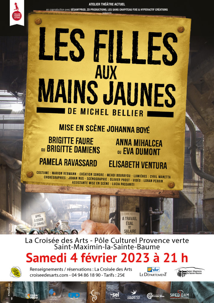 "Les Filles aux Mains Jaunes" - de Michel Bellier @ La Croisée des Arts