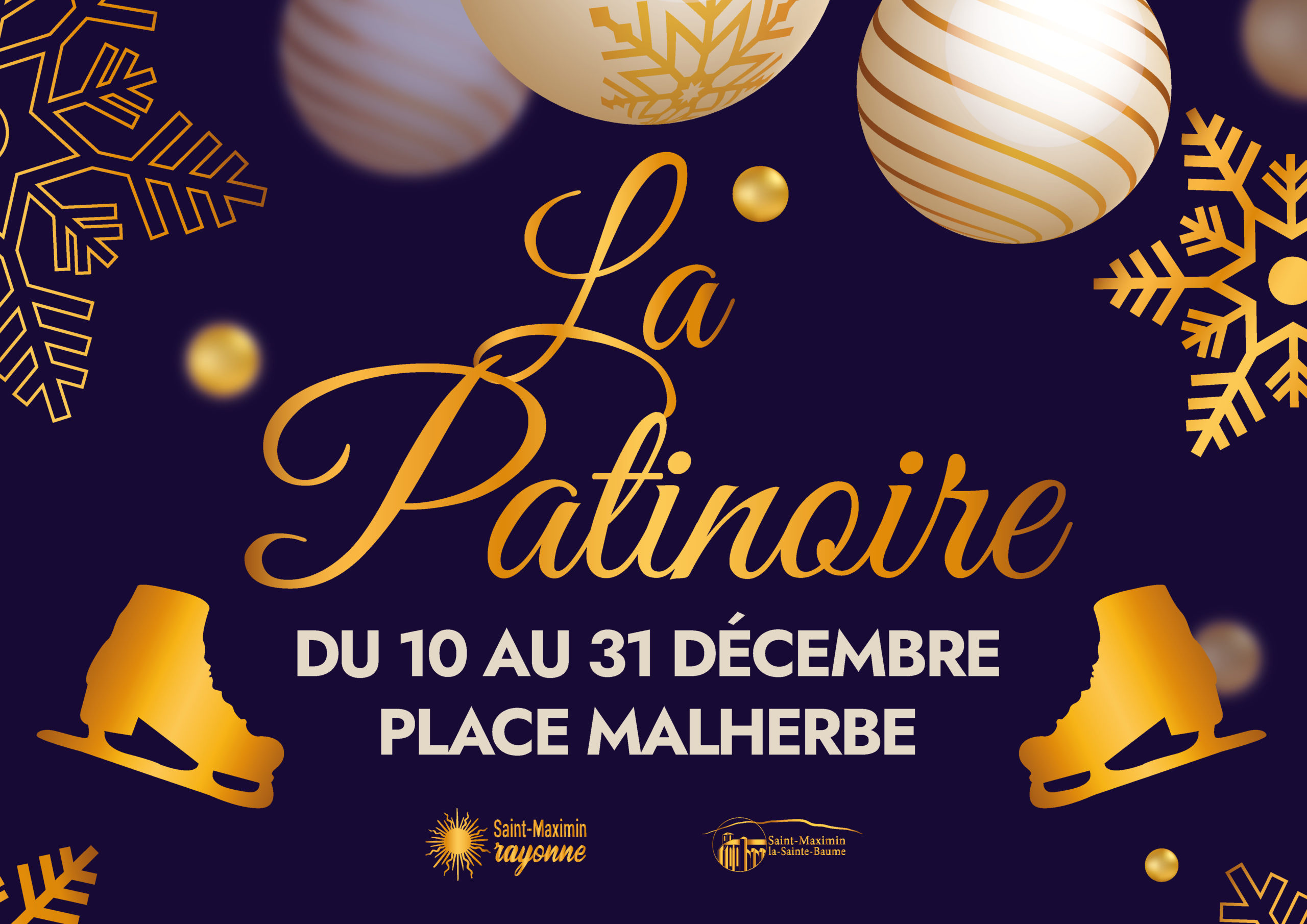 Marche Nocturne Saint Maximin La Sainte Baume 2022 La Patinoire - Mairie de Saint Maximin La Sainte Baume
