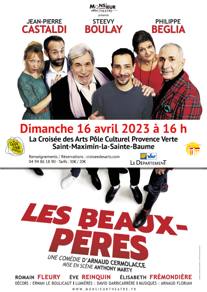 "Les Beaux-pères" - Une comédie d'Arnaud Cermolacce @ La Croisée des Arts