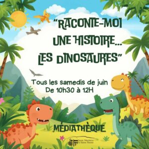 Raconte-moi une histoire...les dinosaures @ Médiathèque La Croisée des Arts