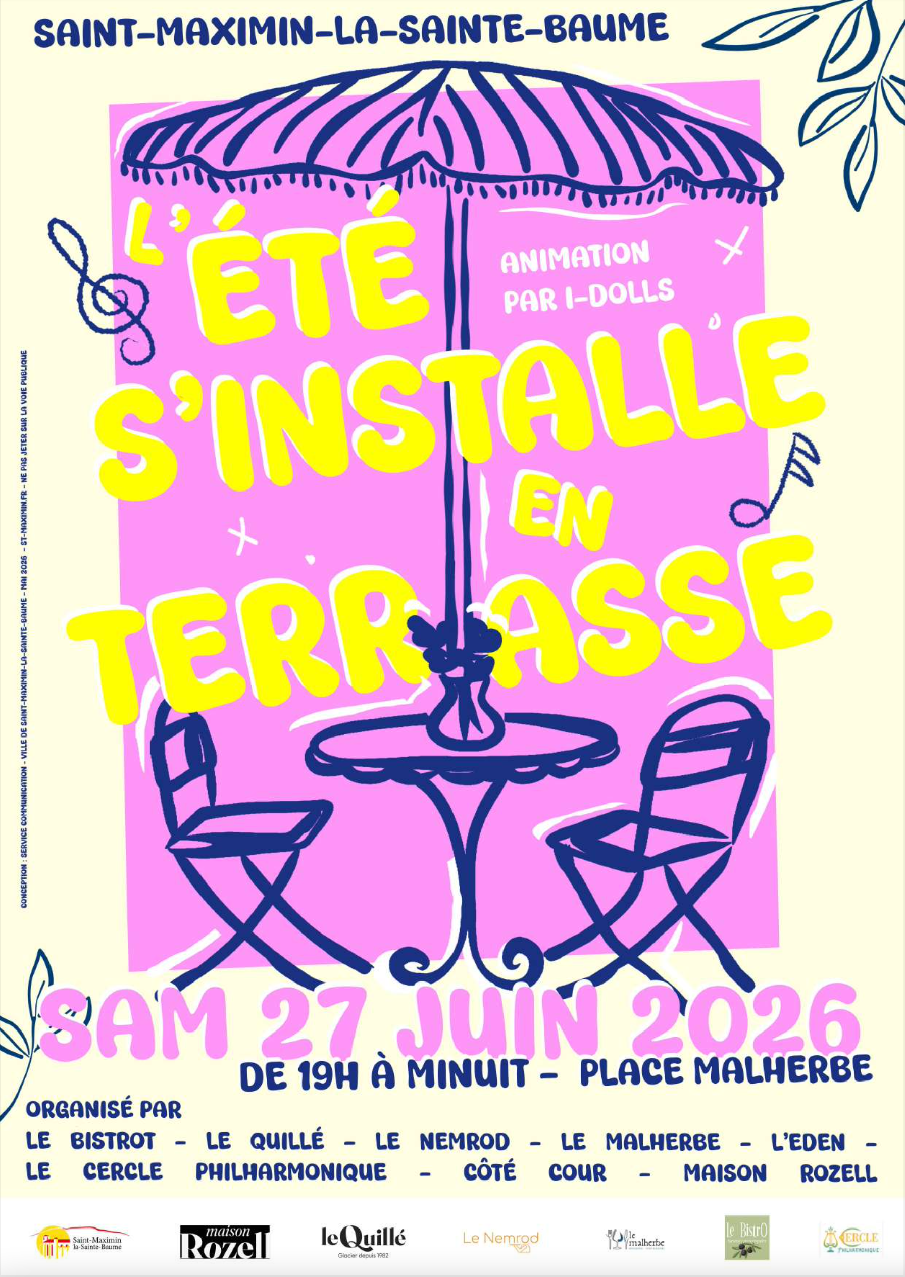 L'été s'installe en terrasse @ Place Malherbe