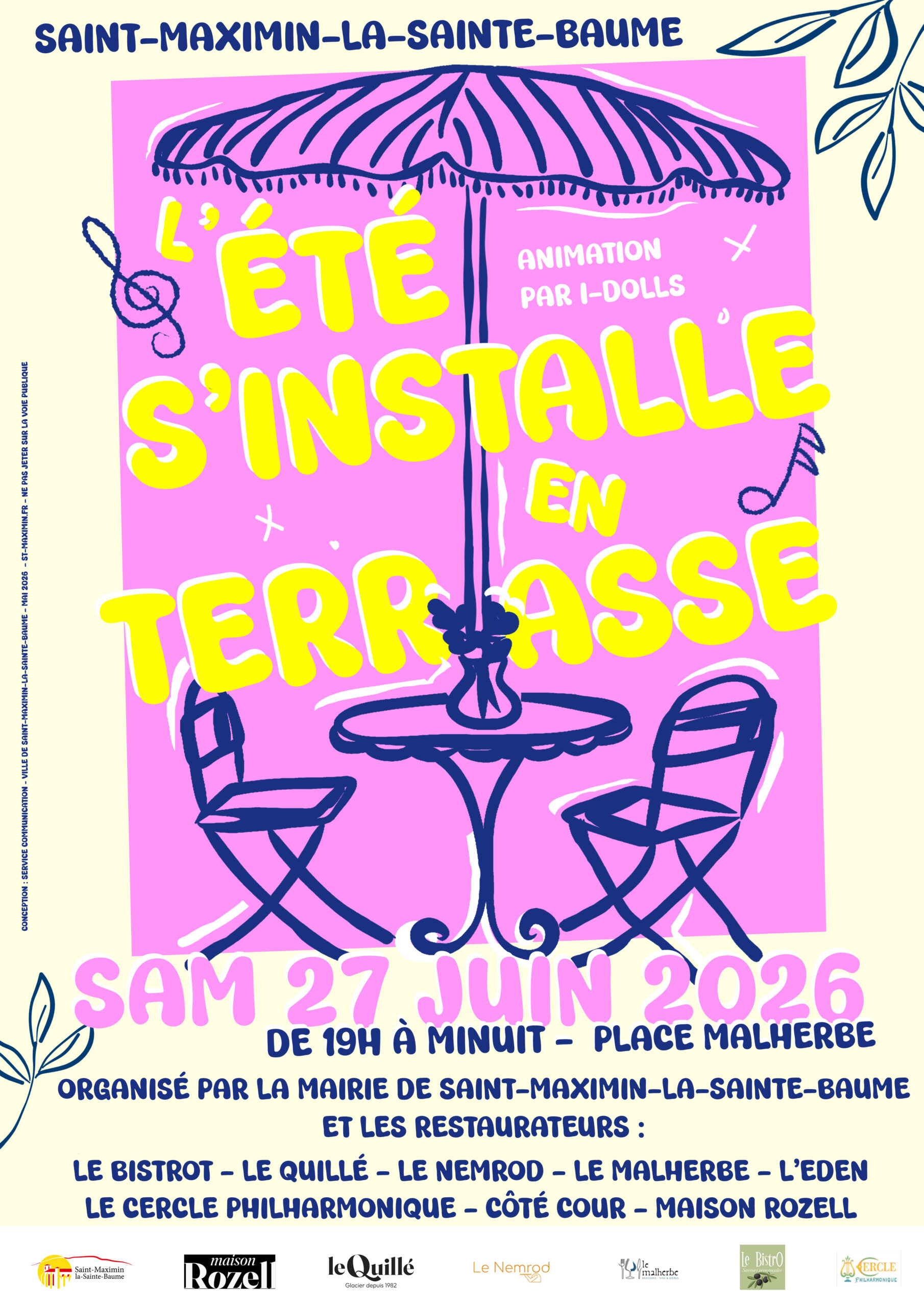 L'été s'installe en terrasse @ Place Malherbe