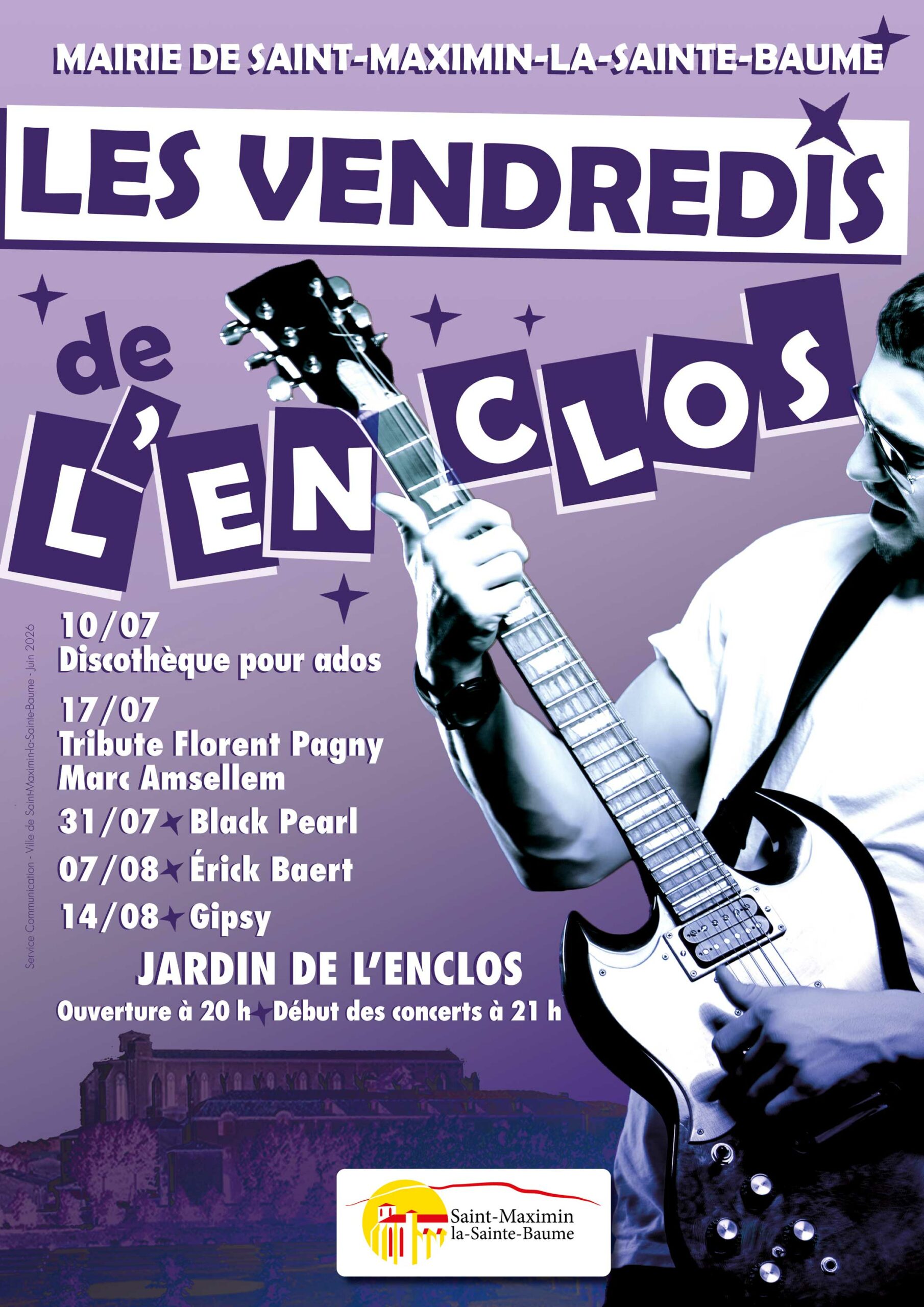 Les vendredis de l'Enclos @ Jardin de l'Enclos
