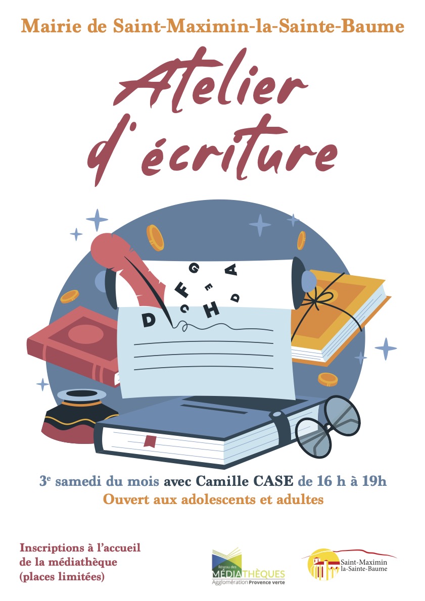 Atelier d'écriture @ Médiathèque - La Croisée des Arts