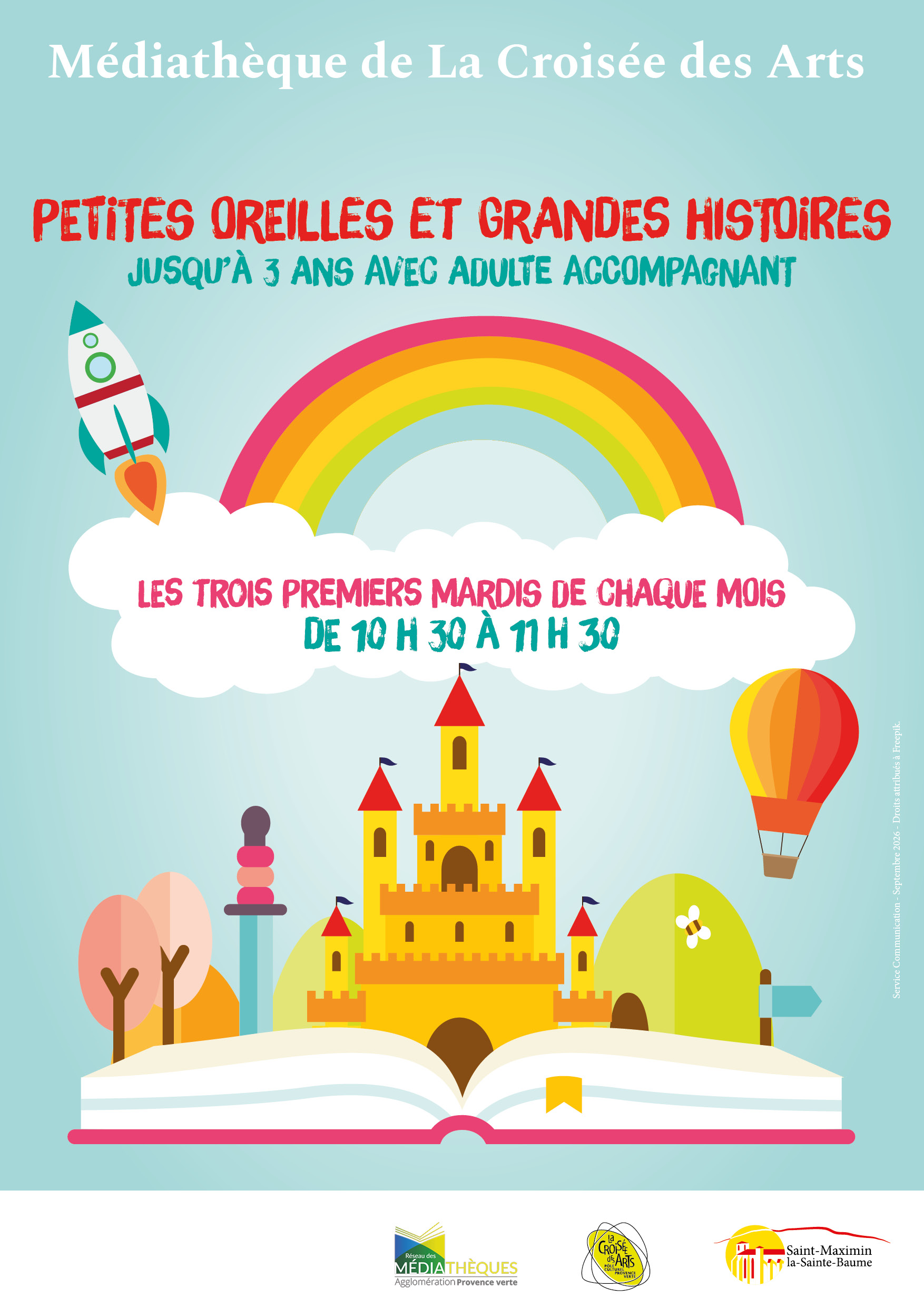 " Petites oreilles et grandes histoires " @ Médiathèque