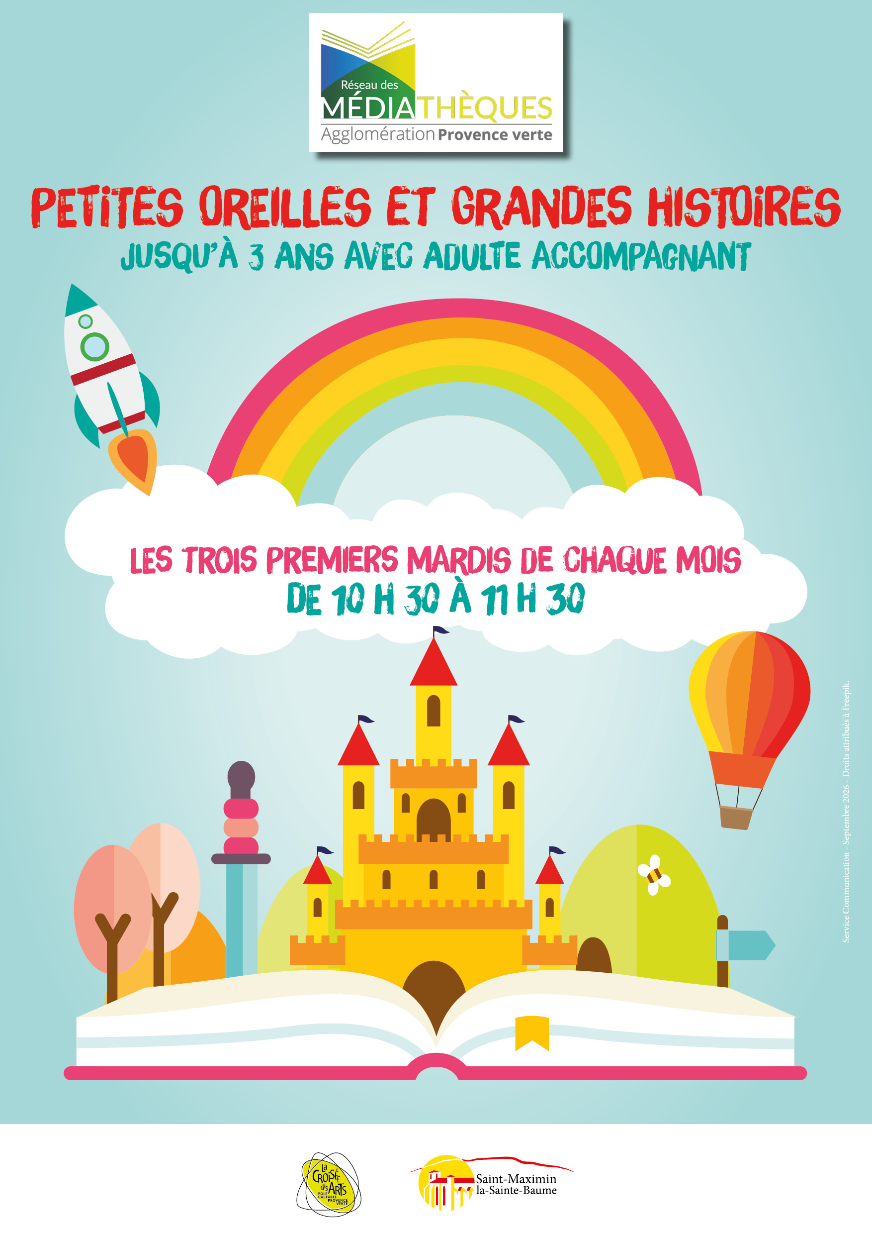 " Petites oreilles et grandes histoires " @ Médiathèque