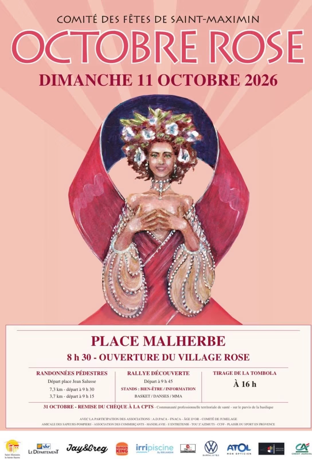 Octobre rose • Comité des fêtes @ Place Malherbe